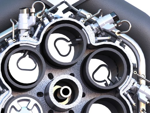 二冲程斜盘增压柴油机缩略图